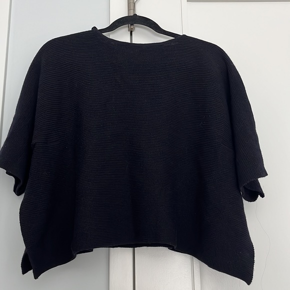 COS navy cropped sweater, size XS - Picture 4 of 10